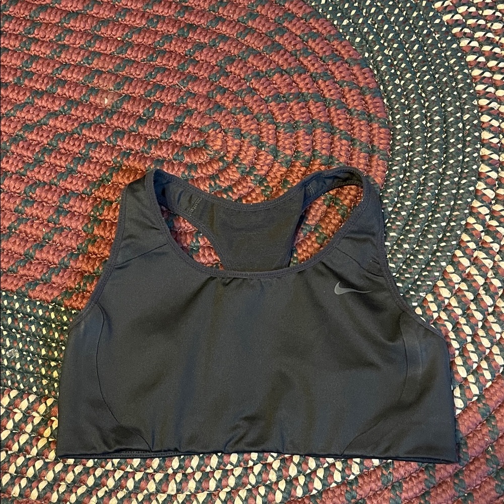 Nike Black Dri Fit Sports Bra size Medium - Picture 1 of 4